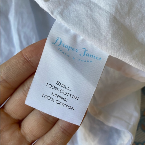 Draper James Embroidered Belted Dress 4 - Picture 9 of 12